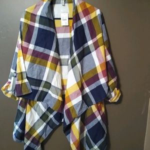 Flannel kimono
